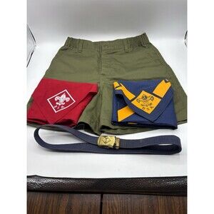 Vintage 1960's - 80's Bundle Of BSA Shorts Neckerchiefs Belt